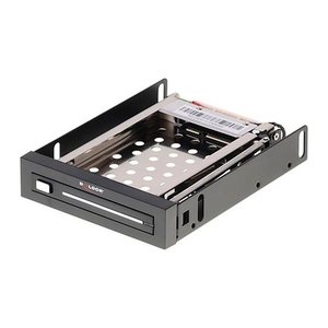 DELOCK Wechselrahmen 1x 2,5" SATA HDD in 3,5" Schacht sw