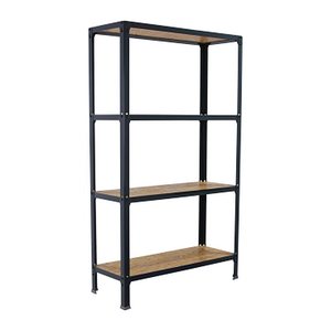 Simonrack Regal SIMONHOME CLICK MINI 8425437127847 anthrazit, braun 80,0 x 30,0 x 160,0 cm