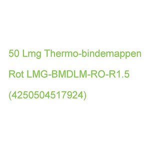LMG Thermo-Bindemappen rot Lederkarton für 5 - 15 Blatt, 50 St.