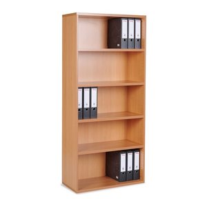 Aktenregal aus Holz – 800 x 375 x 1800 (5 OH) – Buche