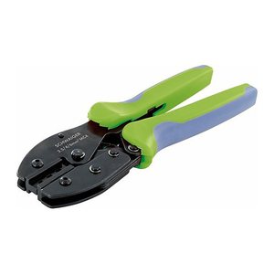 Schwaiger Crimpzange Solar Stecker 2,5-6mm gummiert Griffe