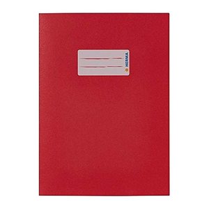 HERMA Heftumschlag glatt rot Papier DIN A5, 1 St.