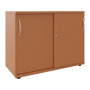 fm Schiebetürenschrank, 4260761570525 buche 1 Fachboden 100,0 x 44,2 x 76,3 cm