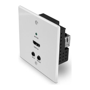 LINDY 70m Cat.6 HDMI 4K60 HDBaseT UK Wall Plate Ext/Transmit