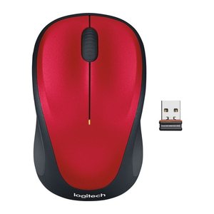 Logitech Wireless Mouse M235 Maus kabellos rot