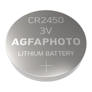 AgfaPhoto Batterie Knopfzelle CR2450 3V Extreme Lithium 5St.