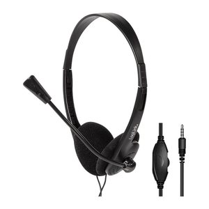 Logilink Stereo-Headset, 1x 3,5-mm-Klinke Bügelmikro Eco-Box
