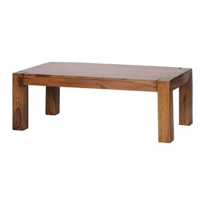 WOHNLING Couchtisch rechteckig Massivholz sheesham 110,0 x 60,0 x 40,0 cm, 1 St.