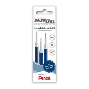 Pentel EnerGel Gelschreiberminen blau 0,35 mm 3 St.