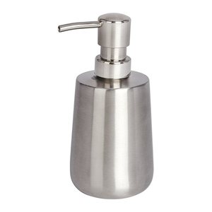 WENKO Seifenspender Solid 22607100 silber Edelstahl 420,0 ml, 1 St.