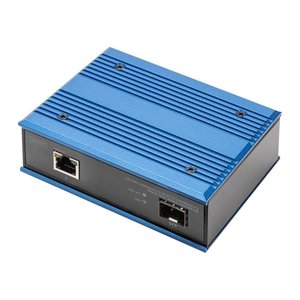 DIGITUS 10/100/1000Base-TX PoE to 1000Base-FX Converter
