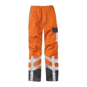 KÜBLER® unisex Warnschutzhose PSA SAFETY X7 warnorange, anthrazit Größe 29
