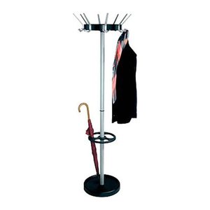 Kerkmann Kleiderständer Public Classic 30627714 silber Metall 24 Haken 43,0 x 175,0 cm, 1 St.