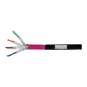 Logilink Erdverlegekabel S/FTP Cat7 AWG23 1000MHz schw. 50m