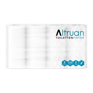 Meditrade® Toilettenpapier 2-lagig, 8 Rollen