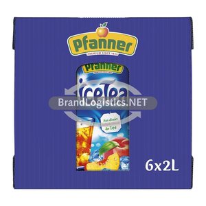 Pfanner Eistee  Pfirsich 6x 2,0 l