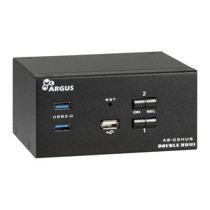 Inter-Tech IPC KVM Switch AC-22HUS HDMI, 4K@60Hz