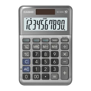 CASIO MS-100FM Tischrechner grau