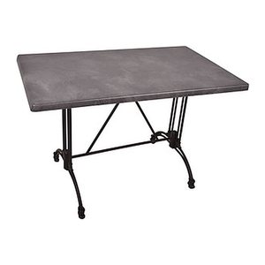 Garden Pleasure MORENA Bistrotisch rechteckig Spanplatte dunkelgrau 110,0 x 70,0 x 74,0 cm, 1 St.