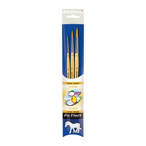 da Vinci Junior Pinsel-Set Größe 2, 5, 8, 3-teilig