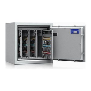 ISS safe4key Schlüsseltresor lichtgrau mit 144 Haken, Elektronikschloss, 50,0 x 42,0 x 50,0 cm, 1 St.