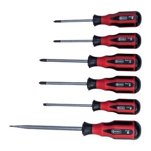 CONNEX Schraubendreher-Set SL, PH1, PH2, PZ1, PZ2 COX311208 6-tlg.
