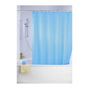 WENKO Duschvorhang blau 180,0 x 200,0 cm