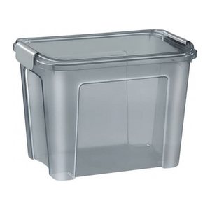 cep Shadow Aufbewahrungsbox 18,0 l grau-transparent 27,7 x 38,9 x 28,5 cm, 1 St.