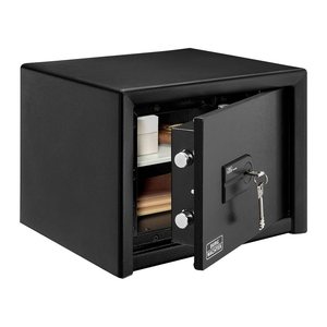 BURG WÄCHTER Möbeltresor PRS 510 K Sicherheitsstufe S2 nach EN14450 mit Feuerschutz schwarz 43,5 x 38,0 x 32,0 cm
