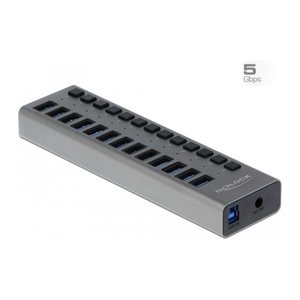 DeLOCK USB-Hub SuperSpeed 13-fach grau