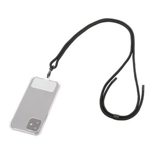 Mobilis Universal Removable Lanyard -75cm- Black - Soft Bag