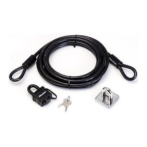 MASTER LOCK Schlaufenkabel mit Vorhängeschloss - 8271EURDAT