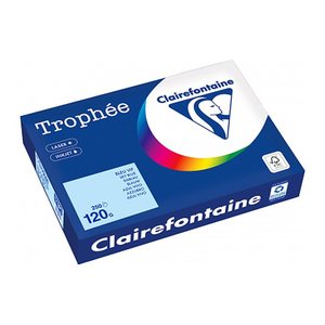 Clairefontaine Kopierpapier Trophée eisblau DIN A4 120 g/qm 250 Blatt
