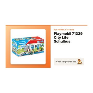 Playmobil® City Life 71329 Schulbus Spielfiguren-Set