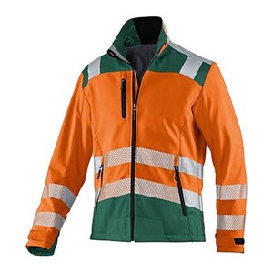 KÜBLER® unisex Warnjacke REFLECTIQ orange, moosgrün Größe XL