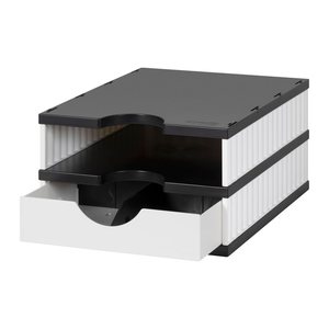 styro Schubladenbox uno  weiß 268-0102.0905S, DIN A4 mit 1 Schublade, 1 St.
