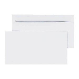 BONG Briefumschläge Kompakt-Brief ohne Fenster weiß selbstklebend 1.000 St.