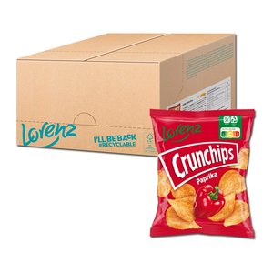 Crunchips Paprika Chips 20x 25,0 g, 20 St.