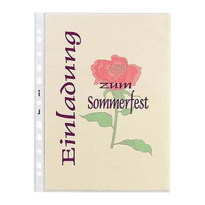 bene Prospekthüllen DIN A4 glasklar glatt 0,06 mm, 25 St.
