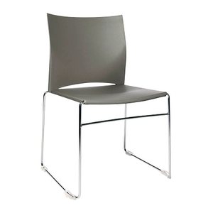 Topstar Besucherstühle W-Chair CH490-3 grau Kunststoff, 4 St.