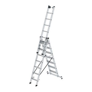 MUNK Vielzweckleiter silber 3x 7 Stufen