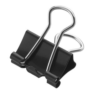 WESTCOTT Foldbackklammern schwarz 1,5 cm, 12 St.