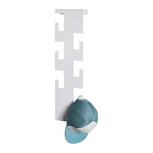 HAKU Möbel Wandgarderobe 47306 weiß Metall 6 Haken 15,0 x 60,0 cm, 1 St.