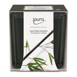 ipuro Duftkerze Black Bamboo schwarz Black Bamboo, 1 St.