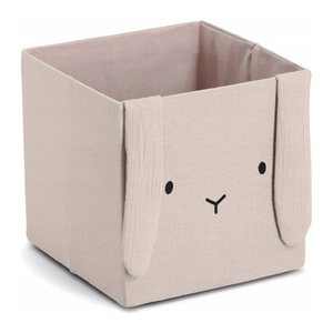 Zeller Hase Aufbewahrungsbox beige 28,0 x 28,0 x 28,0 cm, 1 St.