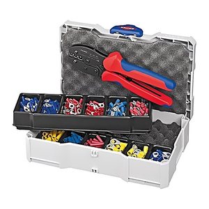 KNIPEX Aderhülsen-Sortiment isoliert PreciForce 97 90 21 286-teilig