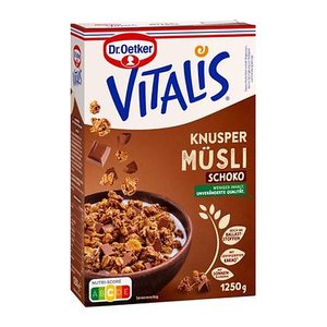 Dr. Oetker VITALiS KNUSPER MÜSLI SCHOKO 1,25 kg, 1 St.