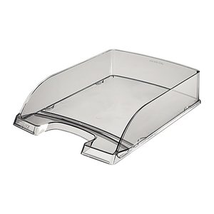 LEITZ Briefablage Plus grau-transparent DIN A4, 1 St.