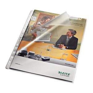 LEITZ Prospekthüllen 4780 DIN A4 transparent genarbt 0,13 mm, 100 St.