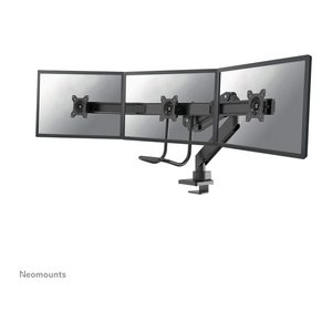 Neomounts Monitor-Halterung NM-D775DX3BLACK schwarz für 3 Monitore, Tischklemme, Tischbohrung